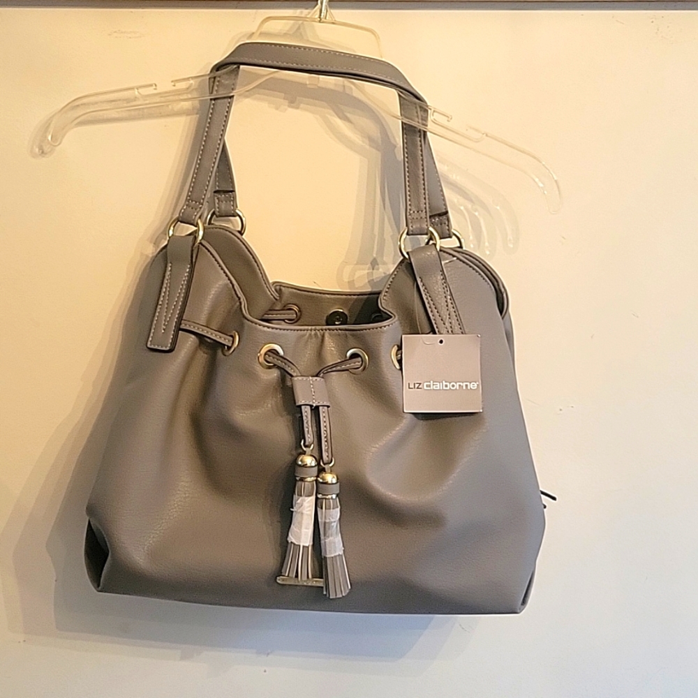 Liz Claiborne Grey Moon Purse
